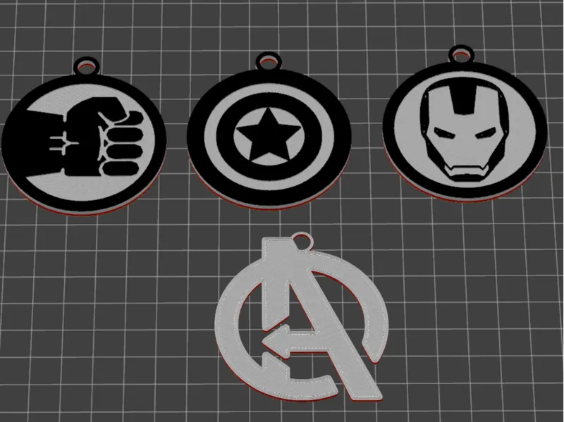 Avengers Keychain