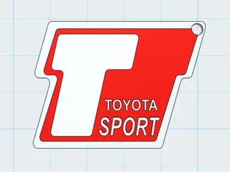 TOYOTA SPORT LOGO (keychain)