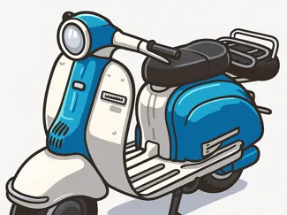 modelo moto lambretta años 70