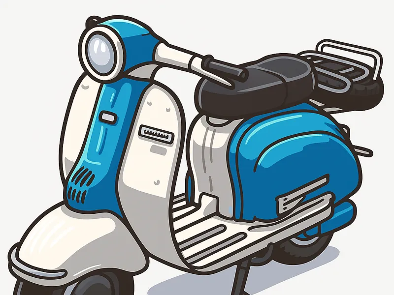 modelo moto lambretta años 70