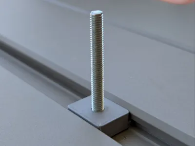 Evolution R255TBL+ table saw t-nuts