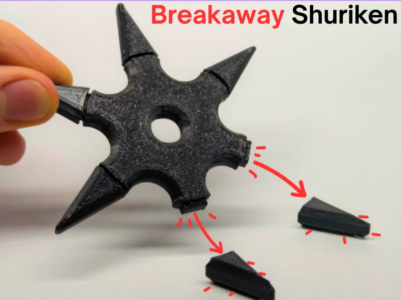 Breakaway/Exploding Throwing Star