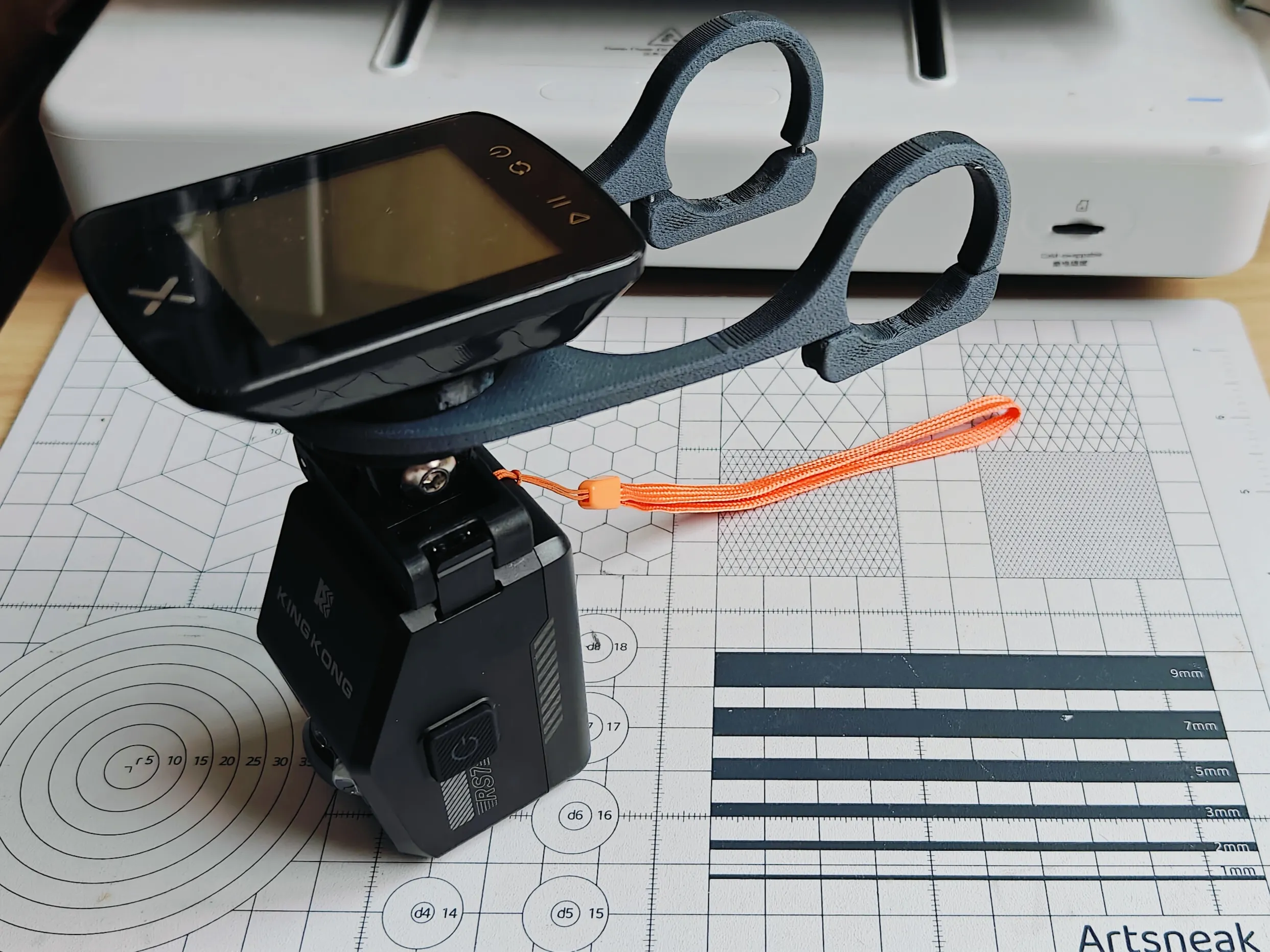 A Lighter and More Stable Cycle Computer Mount by 晚风抚桃影 MakerWorld ...