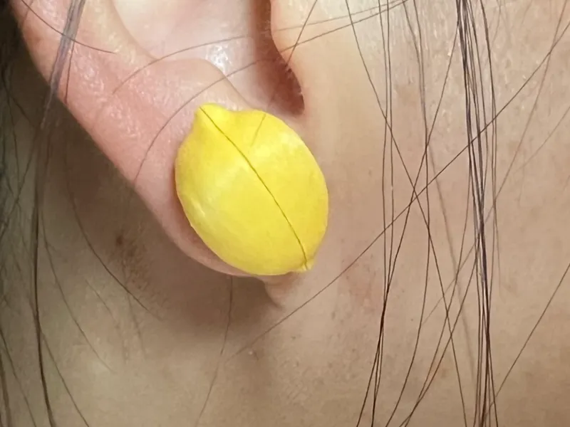 柠檬耳钉