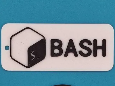 Bash Logo Key chain