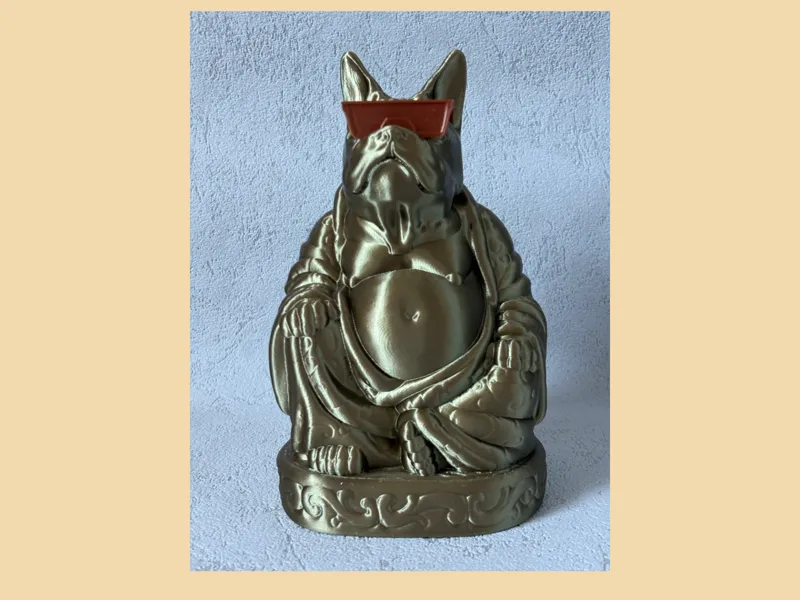 BulliBuddha mit Sonnenbrille