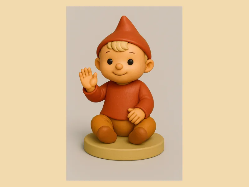 Sandmännchen Baby – sitzend