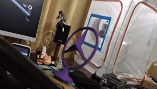 自行车奔驰立标（支持码表架）