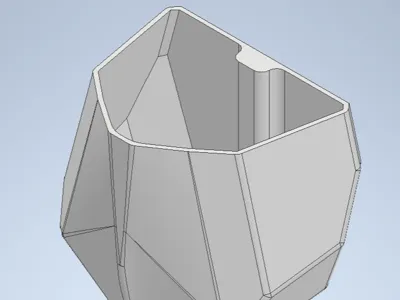 Geodesic Wall Plant Pot