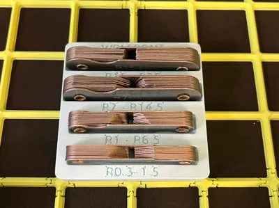 Walfront Radius Gauge R0.3 - R25 Gridfinity Holder