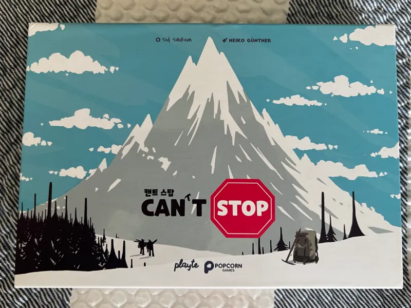 Can't Stop Board Game Insert