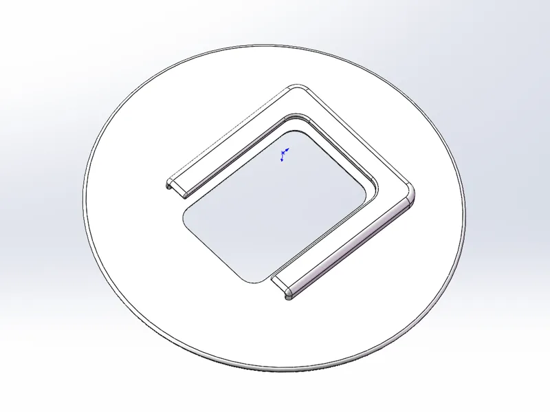 AD200Pro二代插片式卡盘 180圆形卡盘，上飞面三代气柱