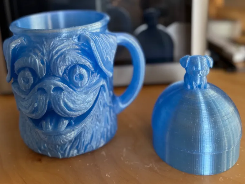 Dog Mug and Lid