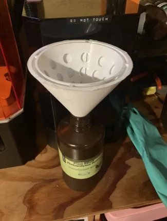 Funnel for Disposable Resin Filter