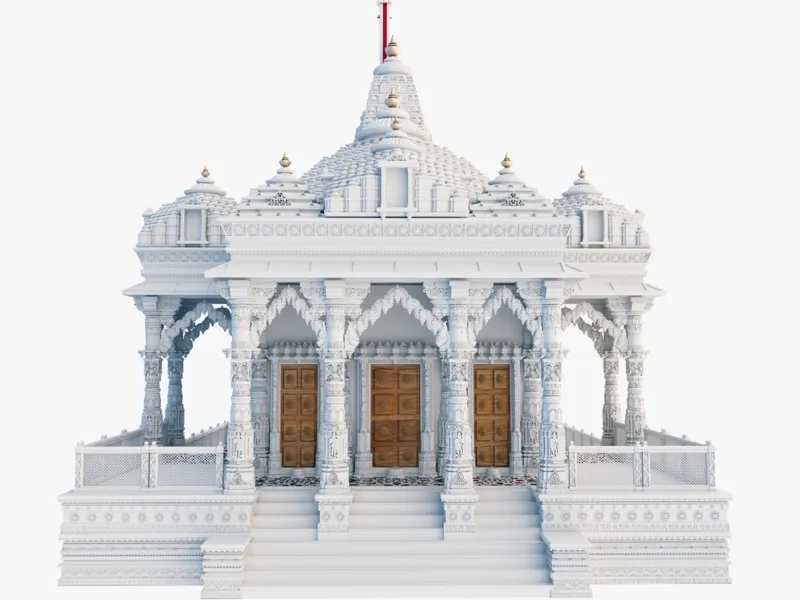 Indian Hindu temple Model