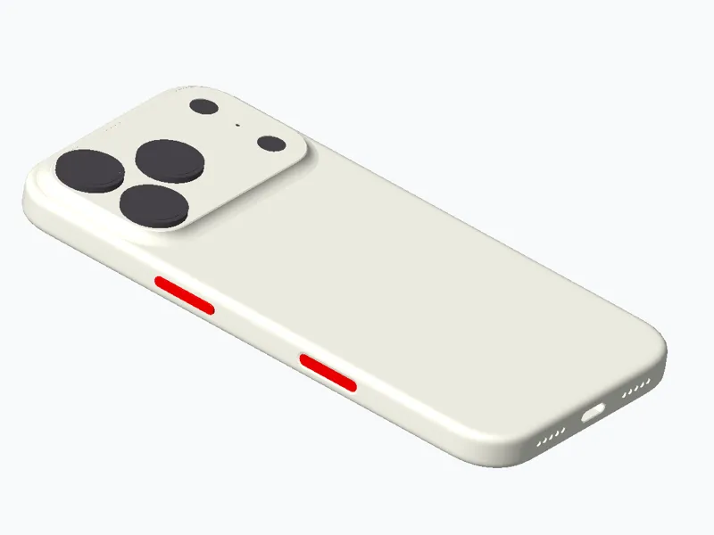 Iphone17 Pro  1：1模型拆件打印