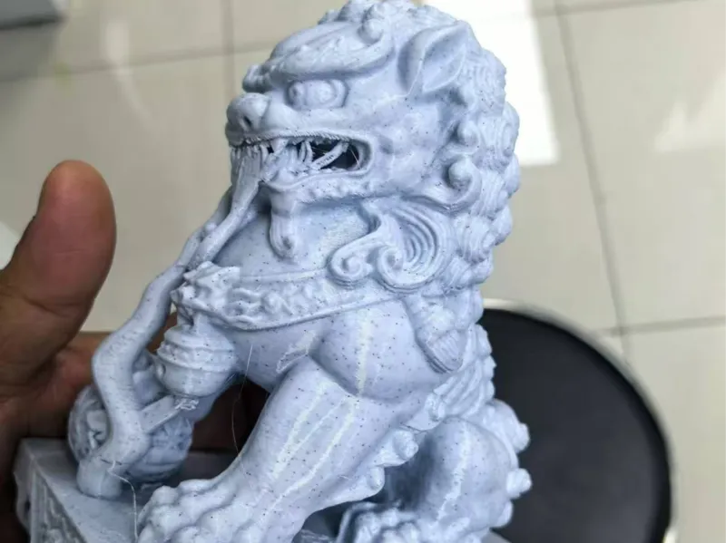 石狮子 底部掏空方便加配重