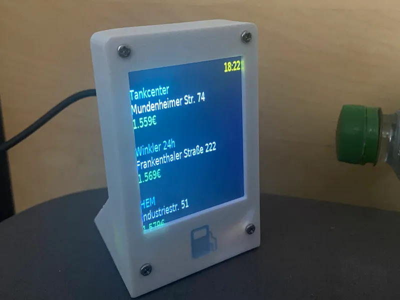 Pi Zero Tankerkoenig Price Display