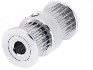 3D打印机步进电机使用的双头2GT同步轮,20齿带宽6MM，电机轴孔位5MM