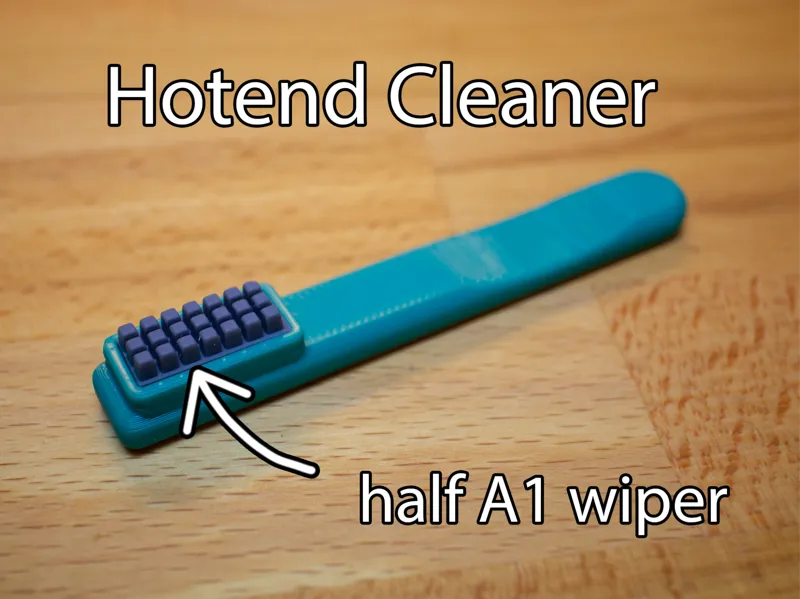 Hotend Nozzle Brush (half size A1 wiper)
