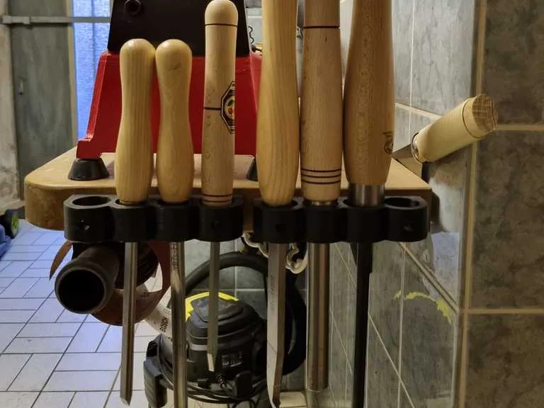 Tool holder wood turning