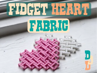 Heart Fabric Fidget Toy