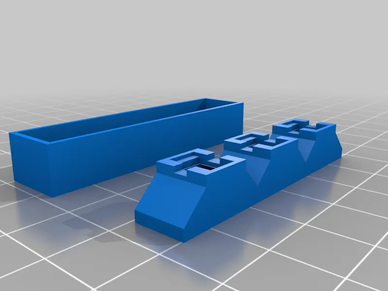 Segmented Display Frame for LED Strips