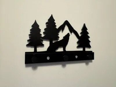 Wolf Key Holder