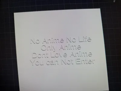 No Anime No Life Wall Art 