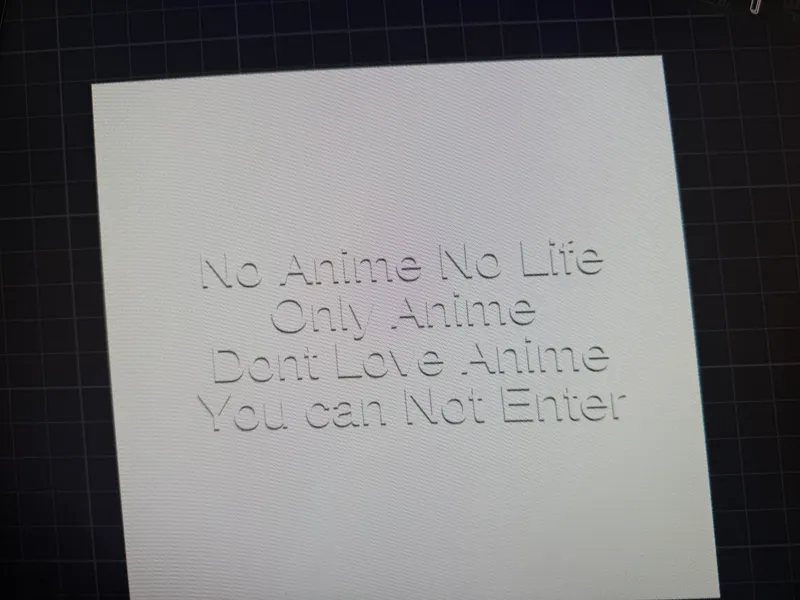 No Anime No Life Wall Art 
