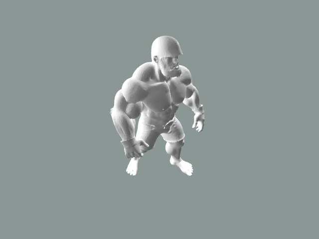 smiling muscular