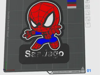 luminaria homem aranha Santiago