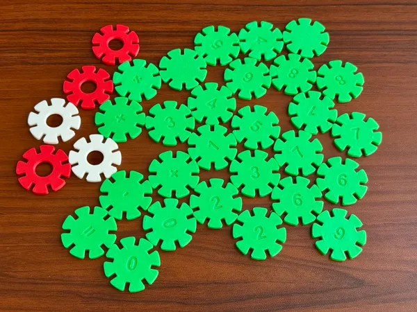 Jeu de construction à flocons interconnectables