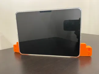 Ipad holder in a car using zip ties