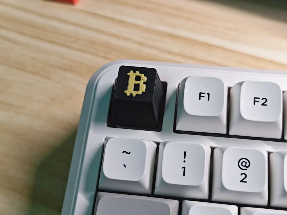Bitcoin keycap by 的y MakerWorld: Download Free 3D Models