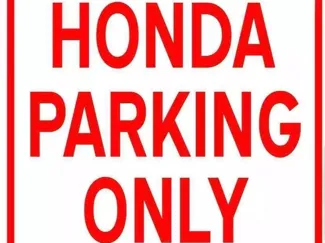 Honda Parking Sign Lightbox