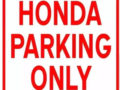 Honda Parking Sign Lightbox