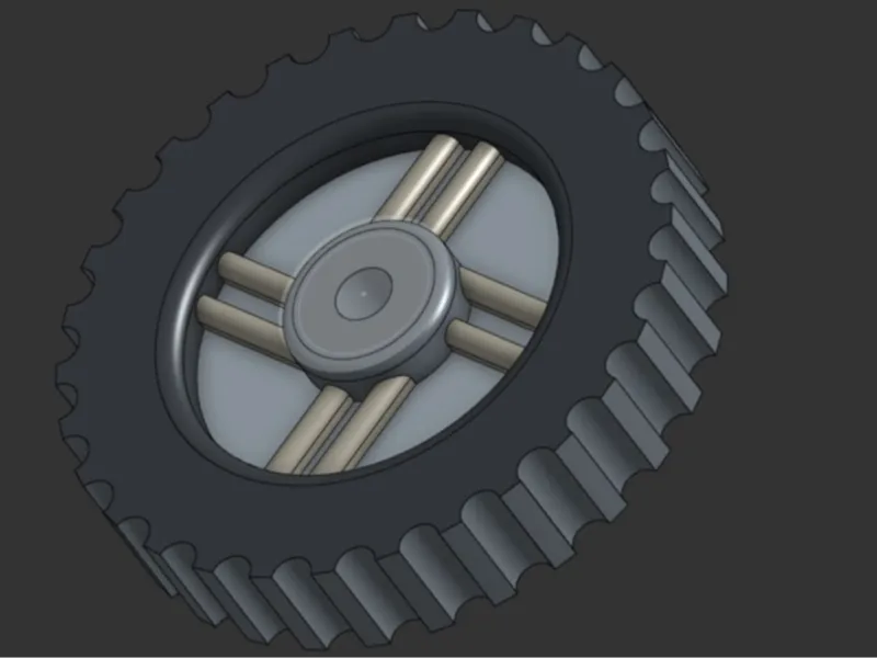 Air compressor wheel