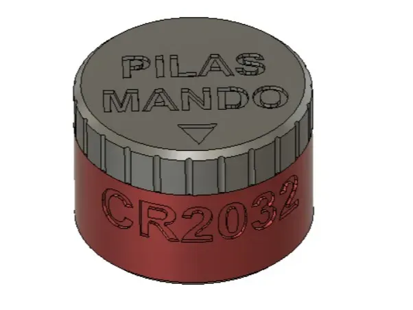 To carry two CR2032 button batteries in the car.