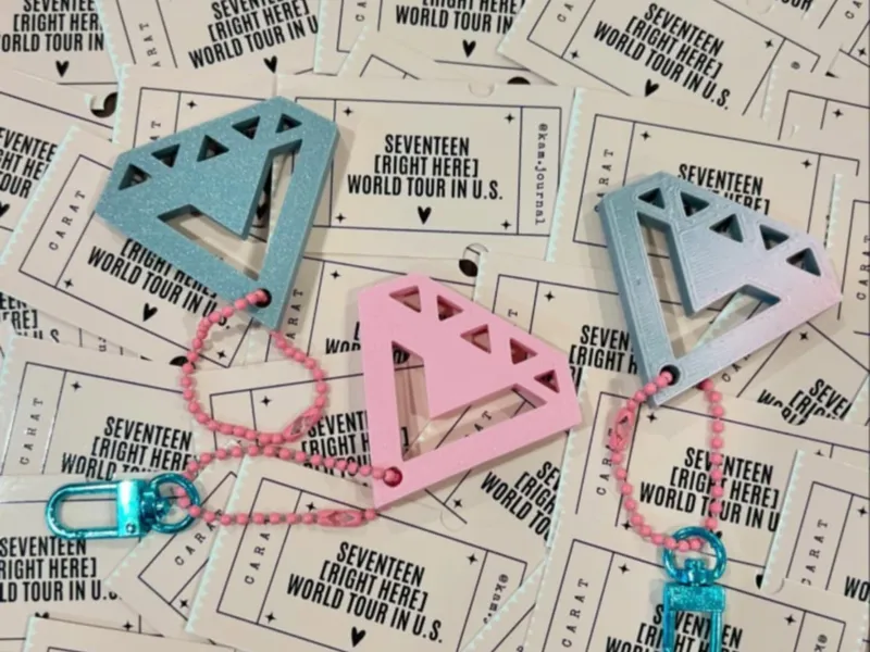 Seventeen Carat Keychain