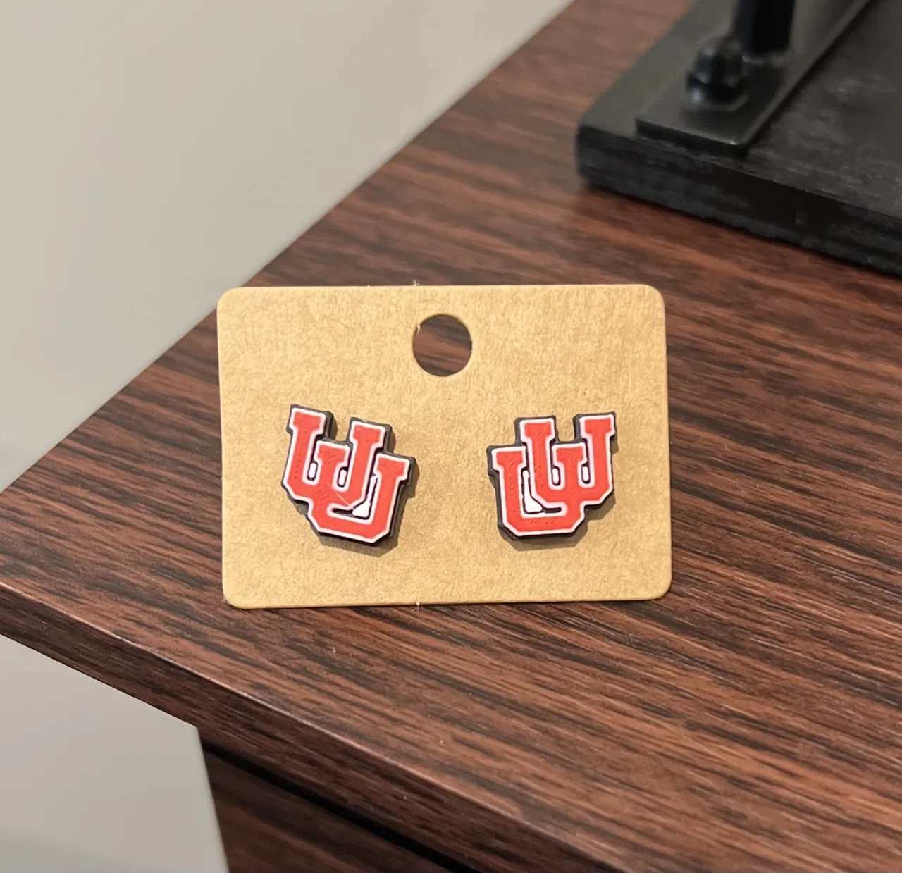 U of U Stud Earrings view 3