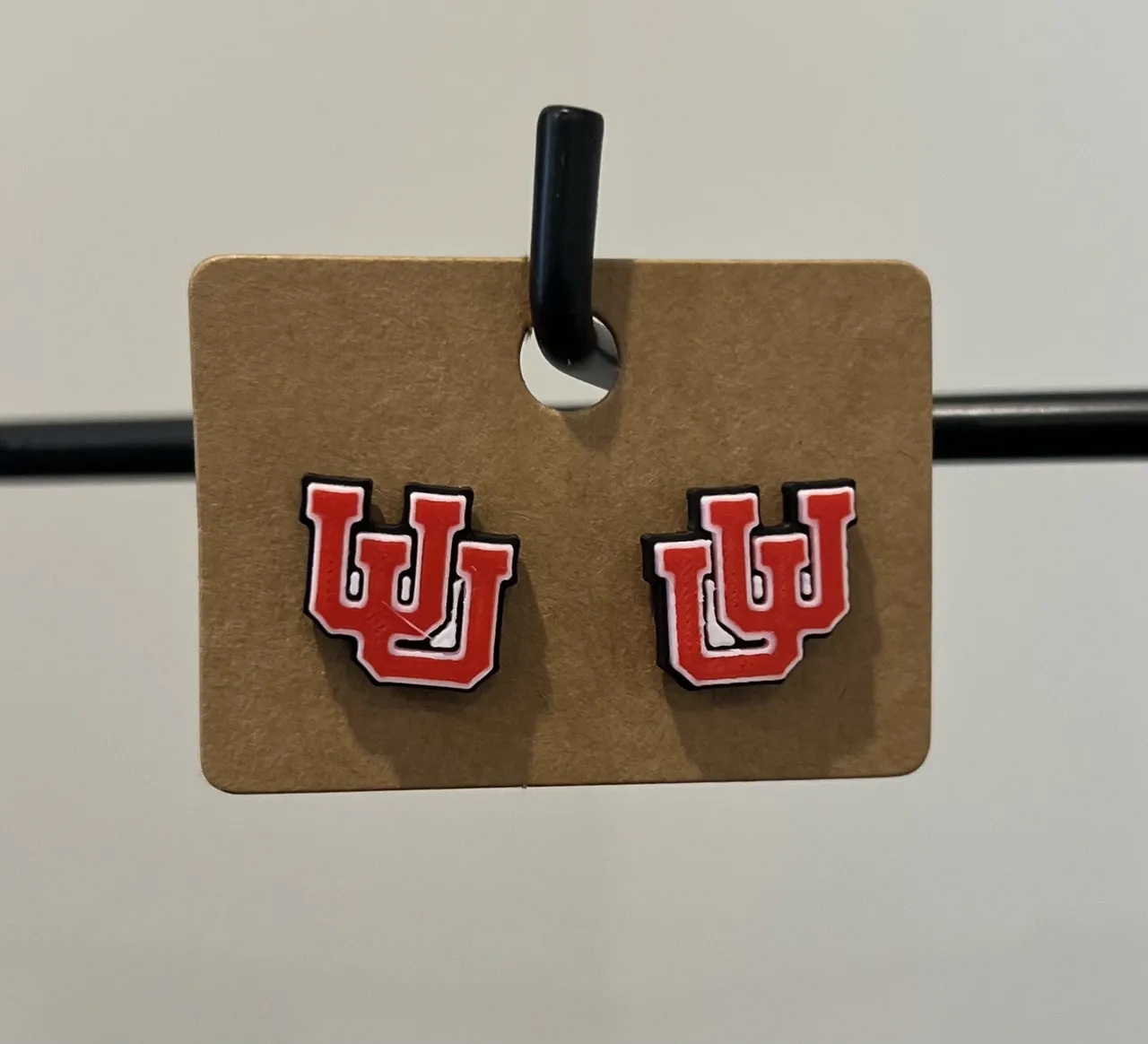U of U Stud Earrings view 2