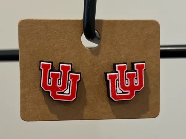 U of U Stud Earrings