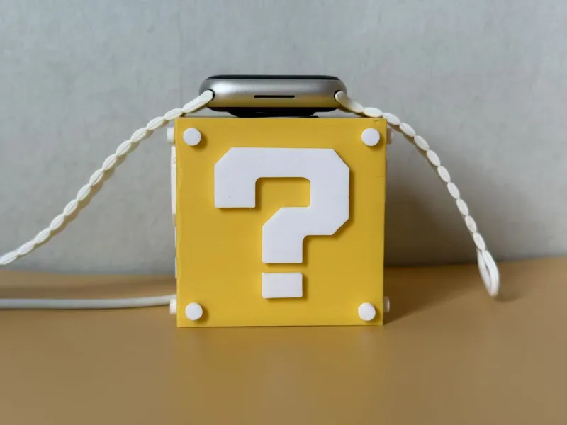 马里奥问号Apple Watch手表充电器