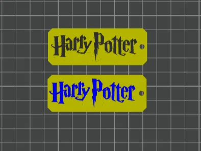 Modified Harry Potter Keychain