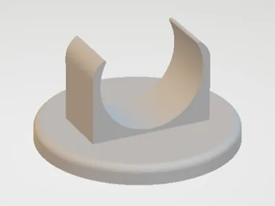 Action lamp holder for 28mm tube