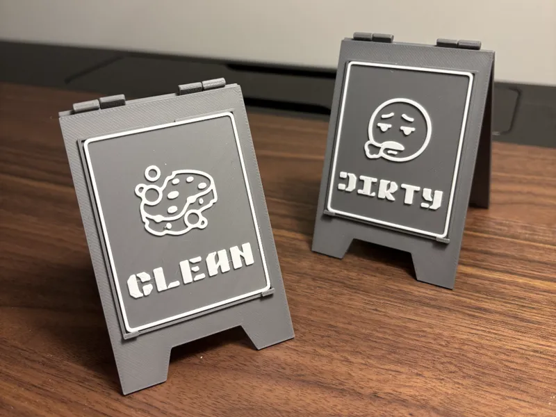 洗碗机 - Clean&Dirty 标识