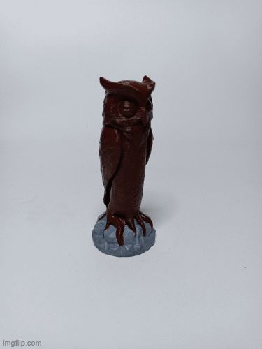 Forest Watcher Totem – Owl Spirit for RPG &Decor