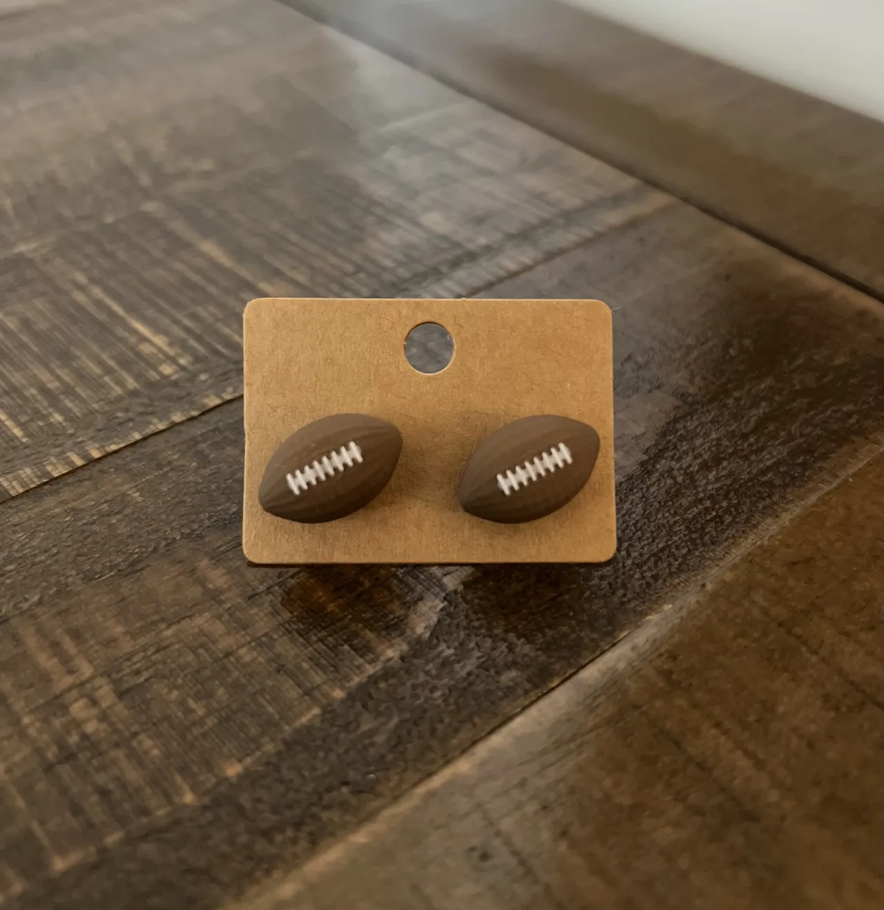 Football Earrings view 3