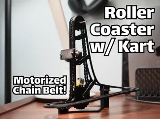 Motorized Roller Coster Miniature with Kart